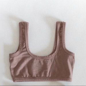 Arq Women’s Wide-Strap Bra, Medium, Muave